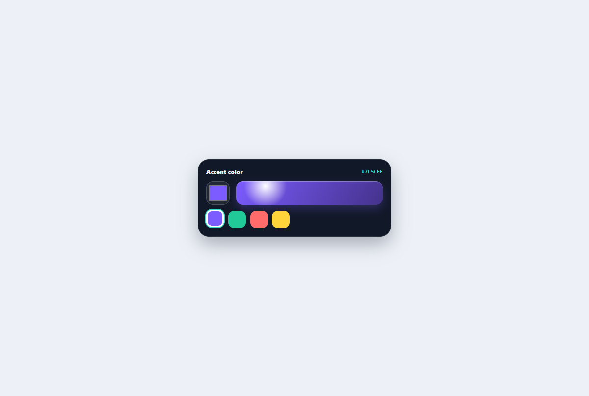 Preview of Chroma color picker