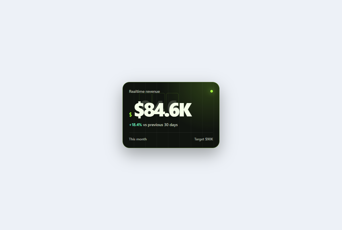Preview of Kinetic stat card