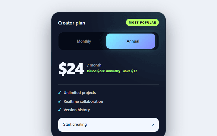 Preview of Liquid price switcher