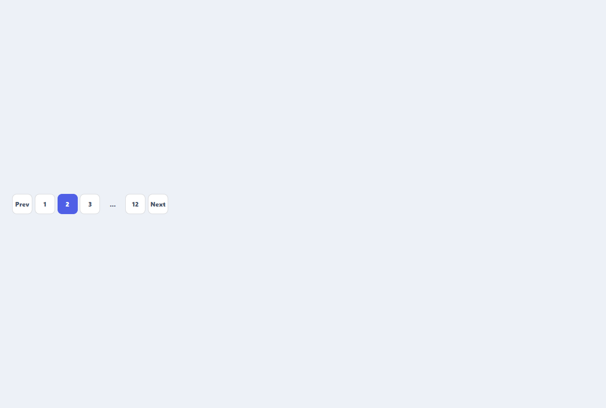 Preview of Pagination control