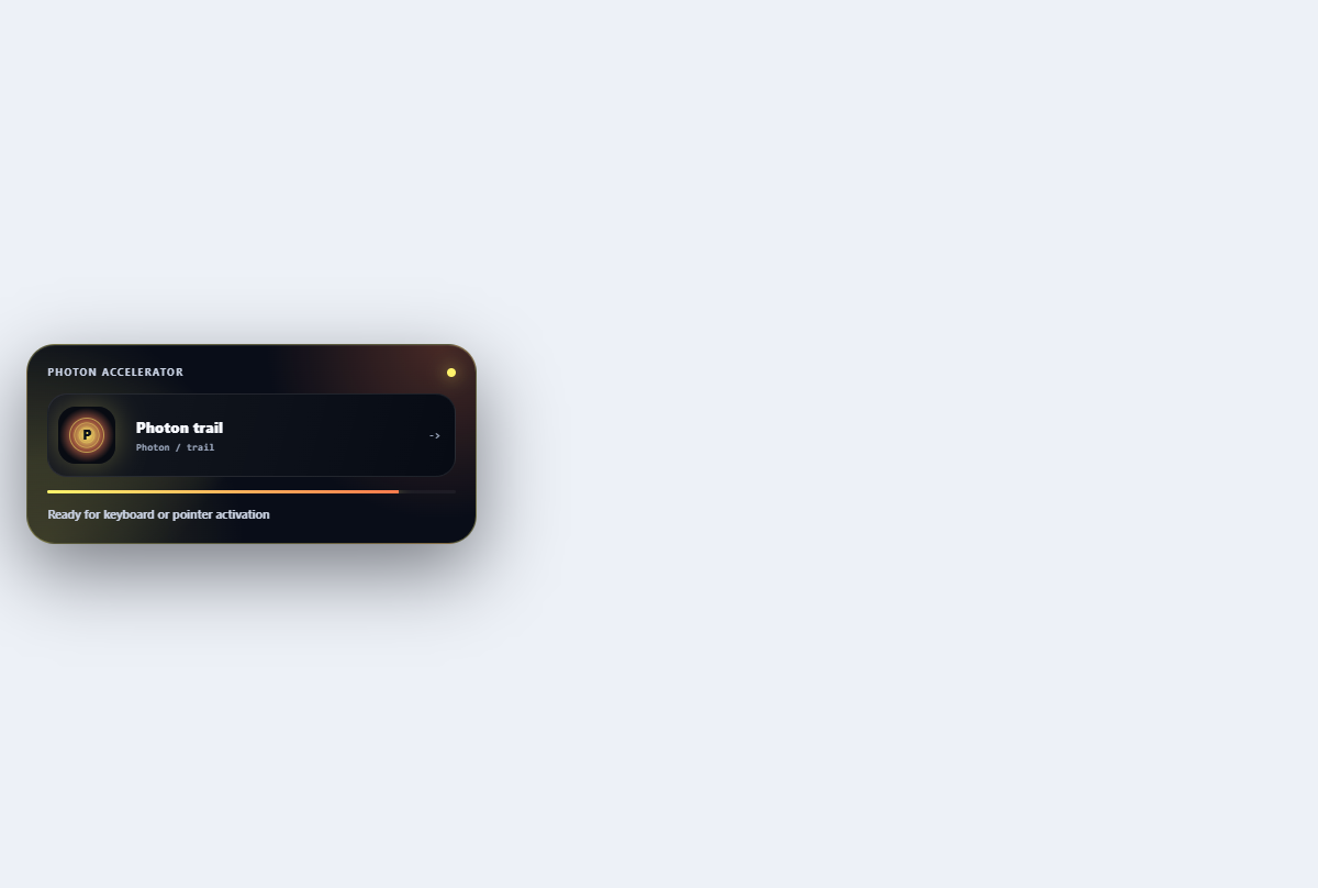 Preview of Photon trail button