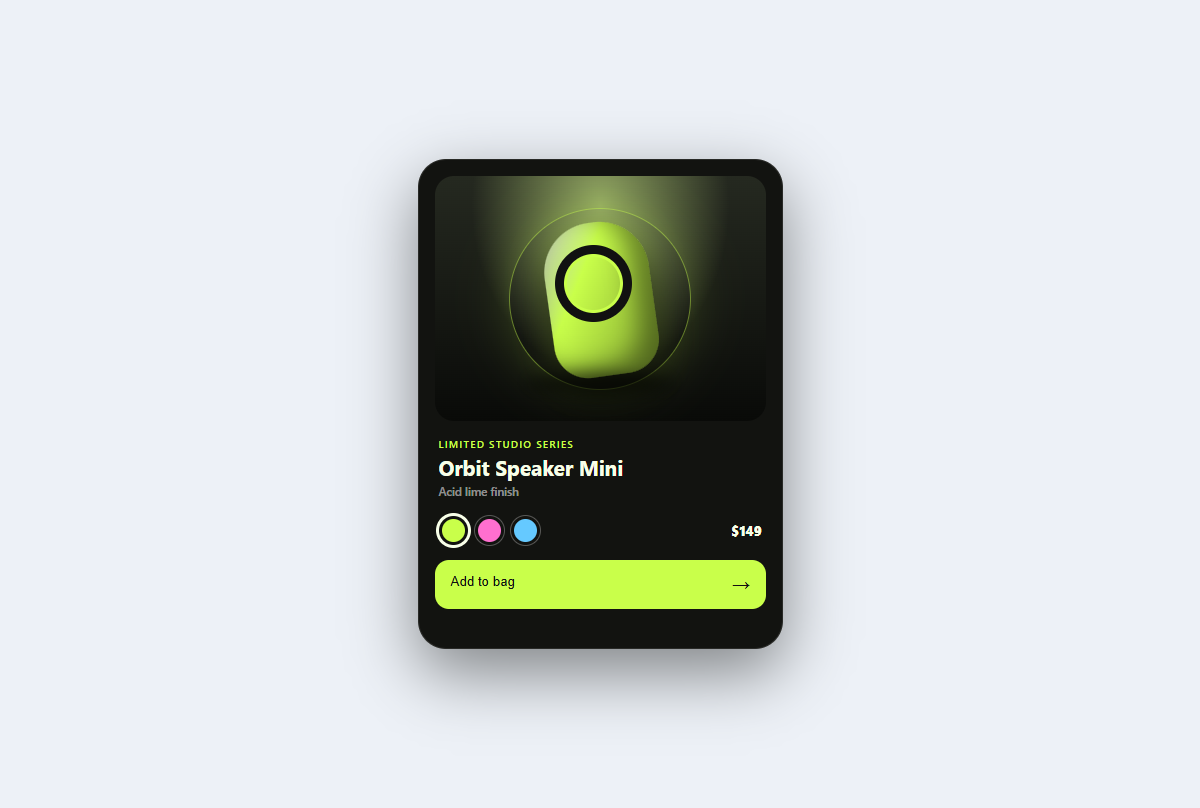 Preview of Product spotlight card