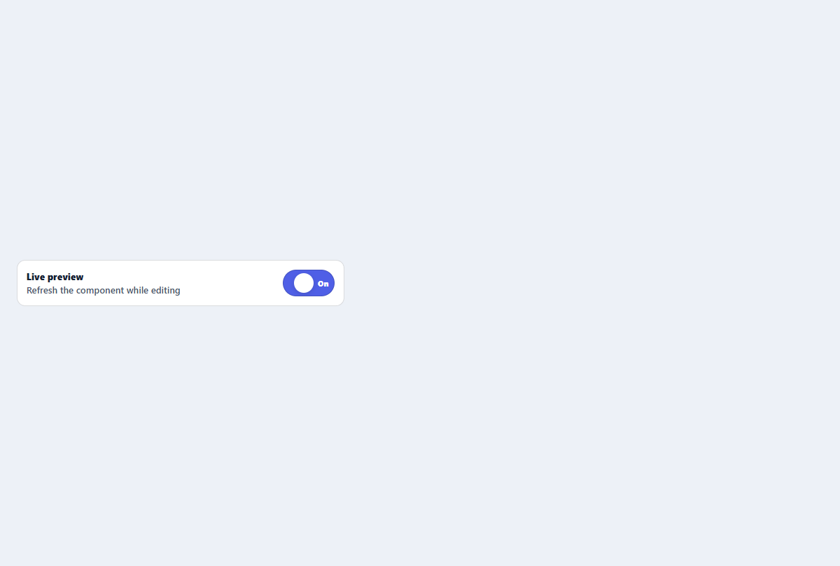 Preview of Labeled toggle switch